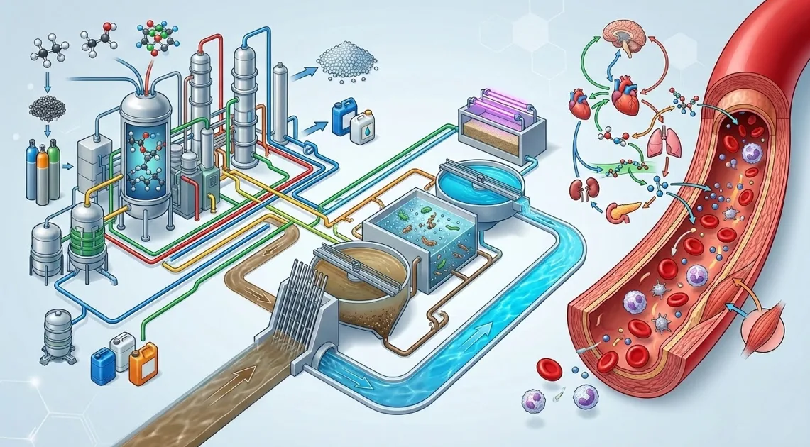 Applications industrielles et biologiques de l'équilibre chimique