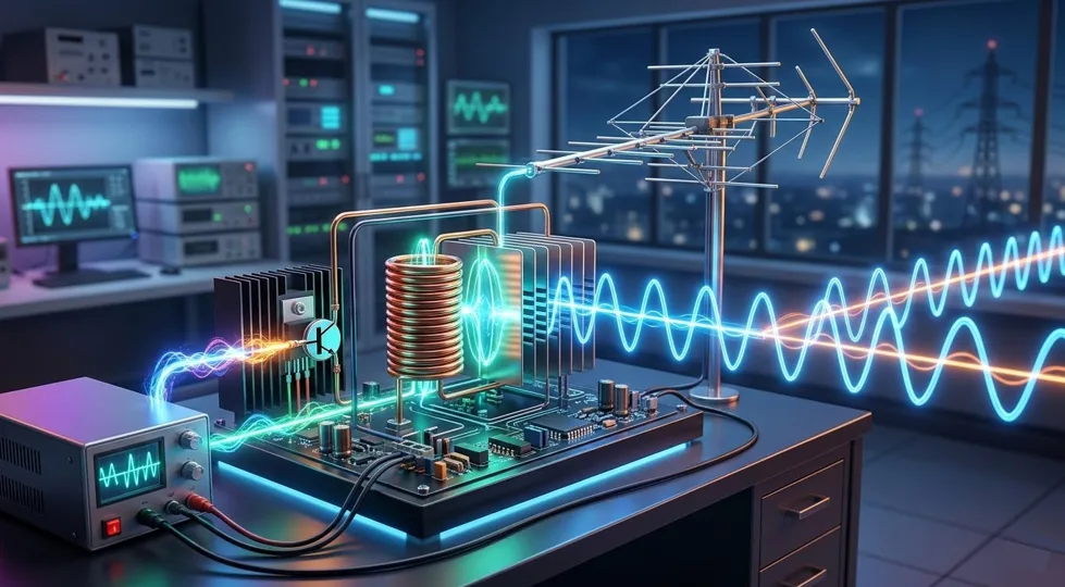 Balise de détresse émettant des ondes radio