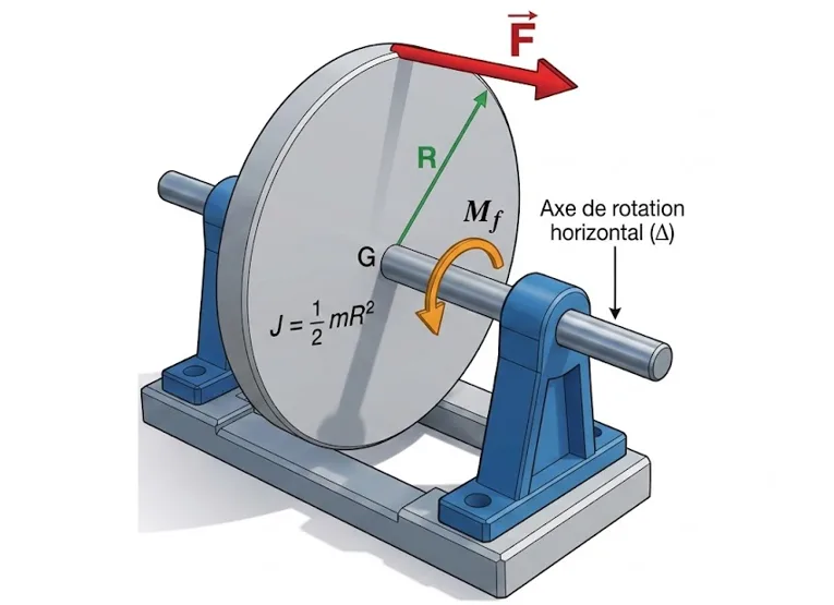 Disque en rotation